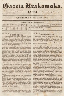 Gazeta Krakowska. 1847, nr 103