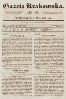 Gazeta Krakowska. 1847, nr 105