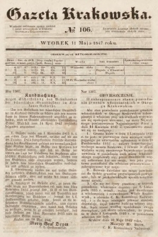 Gazeta Krakowska. 1847, nr 106