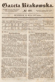 Gazeta Krakowska. 1847, nr 107