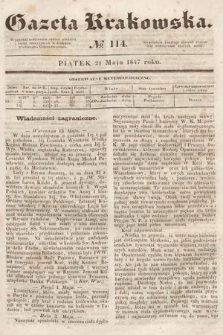 Gazeta Krakowska. 1847, nr 114