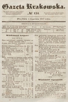 Gazeta Krakowska. 1847, nr 124