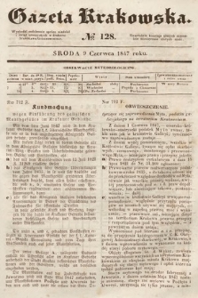 Gazeta Krakowska. 1847, nr 128