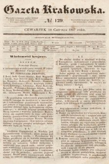 Gazeta Krakowska. 1847, nr 129