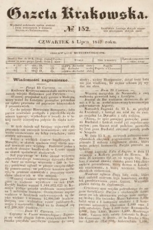 Gazeta Krakowska. 1847, nr 152