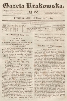 Gazeta Krakowska. 1847, nr 155
