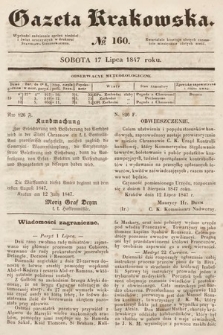 Gazeta Krakowska. 1847, nr 160