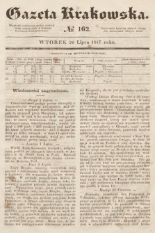 Gazeta Krakowska. 1847, nr 162