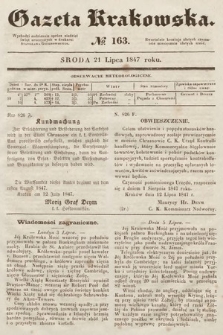 Gazeta Krakowska. 1847, nr 163