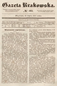 Gazeta Krakowska. 1847, nr 165