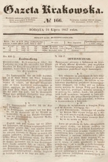 Gazeta Krakowska. 1847, nr 166