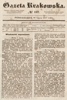 Gazeta Krakowska. 1847, nr 167