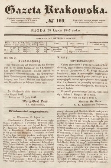 Gazeta Krakowska. 1847, nr 169