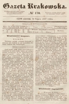 Gazeta Krakowska. 1847, nr 170