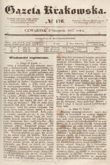 Gazeta Krakowska. 1847, nr 176