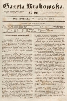 Gazeta Krakowska. 1847, nr 197
