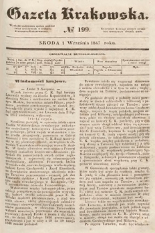 Gazeta Krakowska. 1847, nr 199