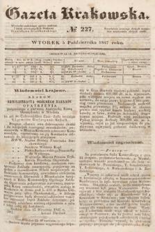 Gazeta Krakowska. 1847, nr 227