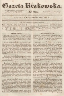 Gazeta Krakowska. 1847, nr 228