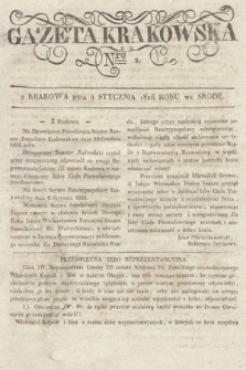 Gazeta Krakowska. 1826, nr 2
