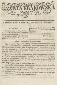Gazeta Krakowska. 1826, nr 3