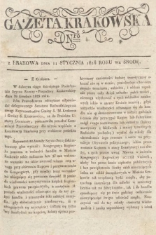 Gazeta Krakowska. 1826, nr 4