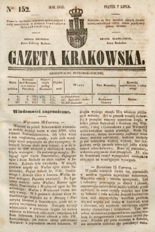 Gazeta Krakowska. 1843, nr 152