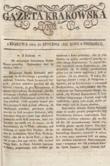 Gazeta Krakowska. 1826, nr 7