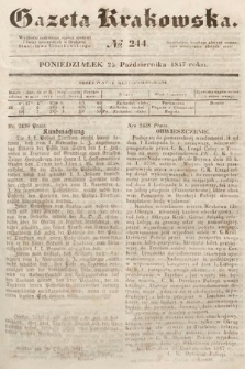 Gazeta Krakowska. 1847, nr 244