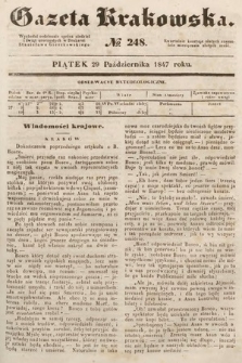 Gazeta Krakowska. 1847, nr 248