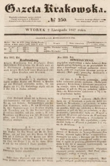 Gazeta Krakowska. 1847, nr 250