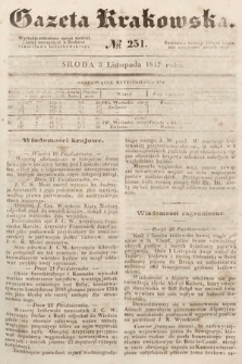 Gazeta Krakowska. 1847, nr 251