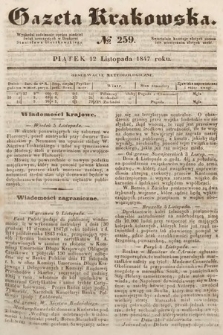 Gazeta Krakowska. 1847, nr 259