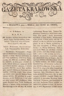 Gazeta Krakowska. 1826, nr 18