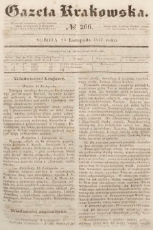 Gazeta Krakowska. 1847, nr 266
