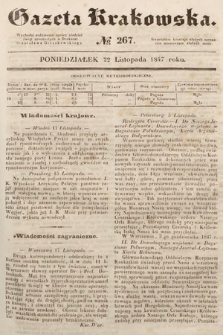 Gazeta Krakowska. 1847, nr 267