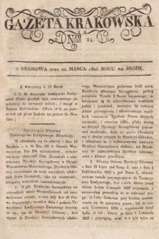 Gazeta Krakowska. 1826, nr 24