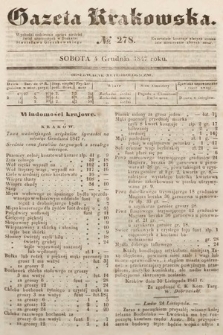Gazeta Krakowska. 1847, nr 278