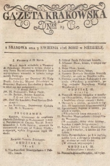 Gazeta Krakowska. 1826, nr 29