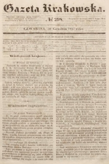 Gazeta Krakowska. 1847, nr 298