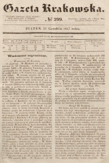 Gazeta Krakowska. 1847, nr 299