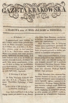 Gazeta Krakowska. 1826, nr 43