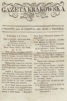 Gazeta Krakowska. 1826, nr 51
