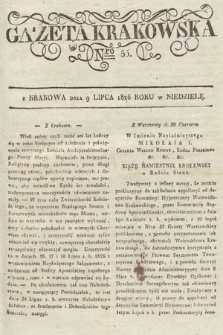 Gazeta Krakowska. 1826, nr 55