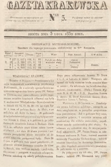 Gazeta Krakowska. 1830, nr 3