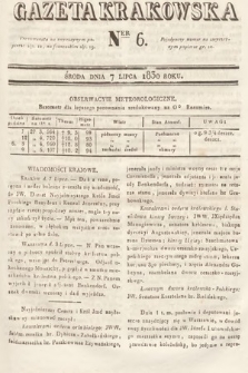 Gazeta Krakowska. 1830, nr 6
