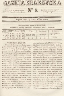 Gazeta Krakowska. 1830, nr 8