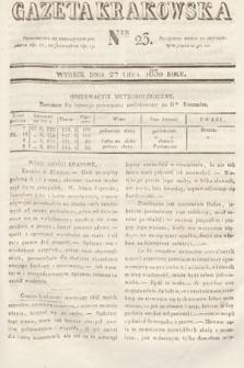 Gazeta Krakowska. 1830, nr 23