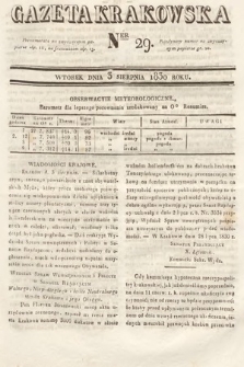 Gazeta Krakowska. 1830, nr 29