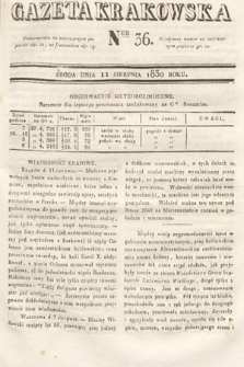 Gazeta Krakowska. 1830, nr 36